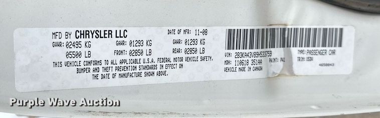 image for item NQ9304 2009 Dodge Charger