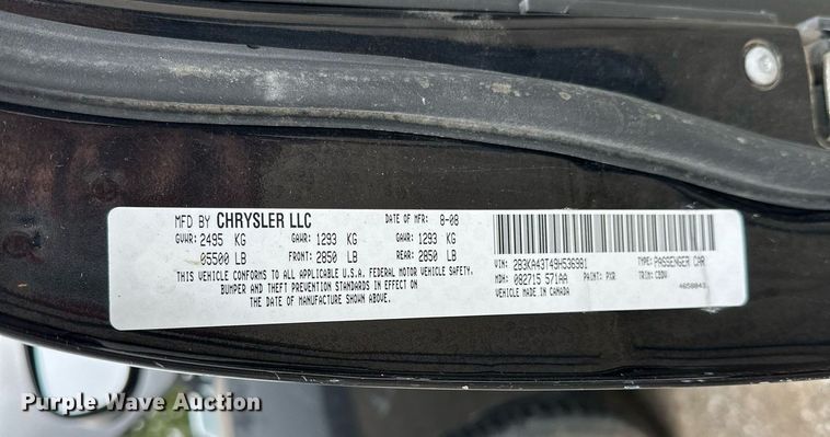 image for item NQ9306 2009 Dodge Charger