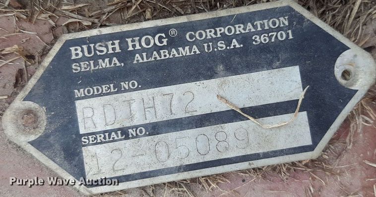 image for item NV9271 Brush Hog RDTH72  finish mower