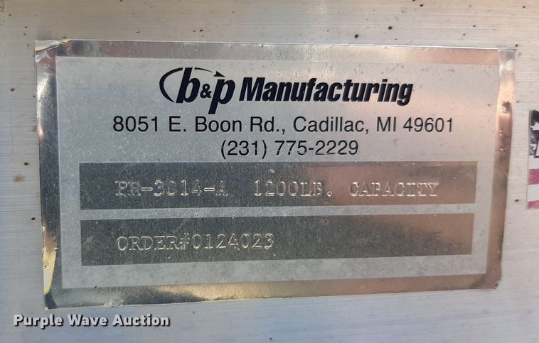 image for item NV9298 B&P Manufacturing loading ramp