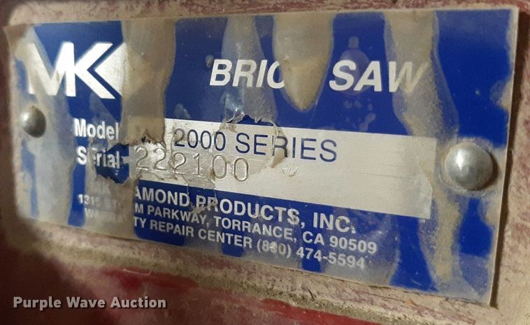 image for item NV9301 MK 2000 masonry saw