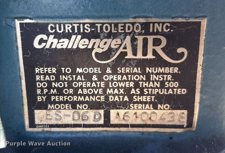image for item NV9302 Curtis ES-06D  air compressor