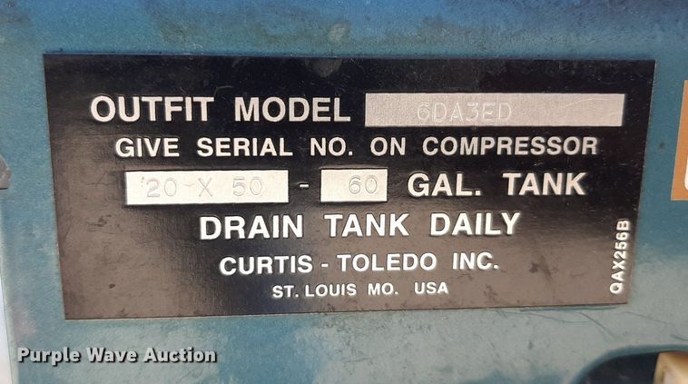 image for item NV9302 Curtis ES-06D  air compressor