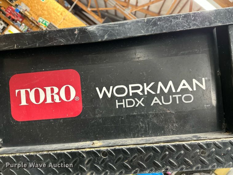 image for item NX9705 2016 Toro Workman HDX Auto 07390  utility vehicle