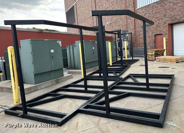 image for item NX9717 (4) steel speaker stands