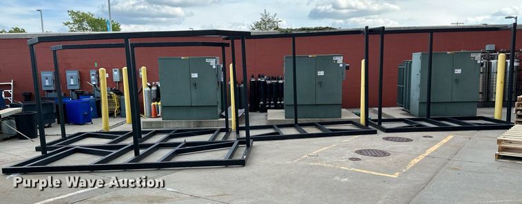 image for item NX9717 (4) steel speaker stands