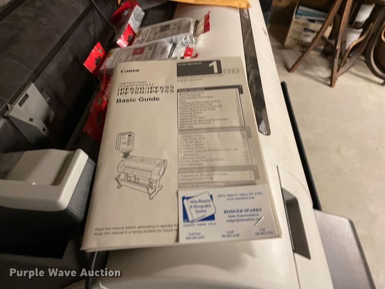 image for item NX9811 Canon iPF755  printer