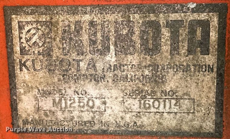 image for item OC9218 1985 Kubota M7030SU  tractor