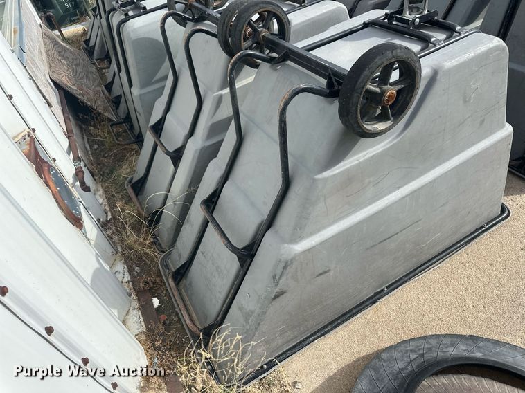 image for item OC9493 (15) poly trash carts