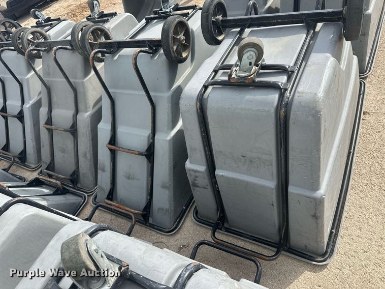 image for item OC9493 (15) poly trash carts
