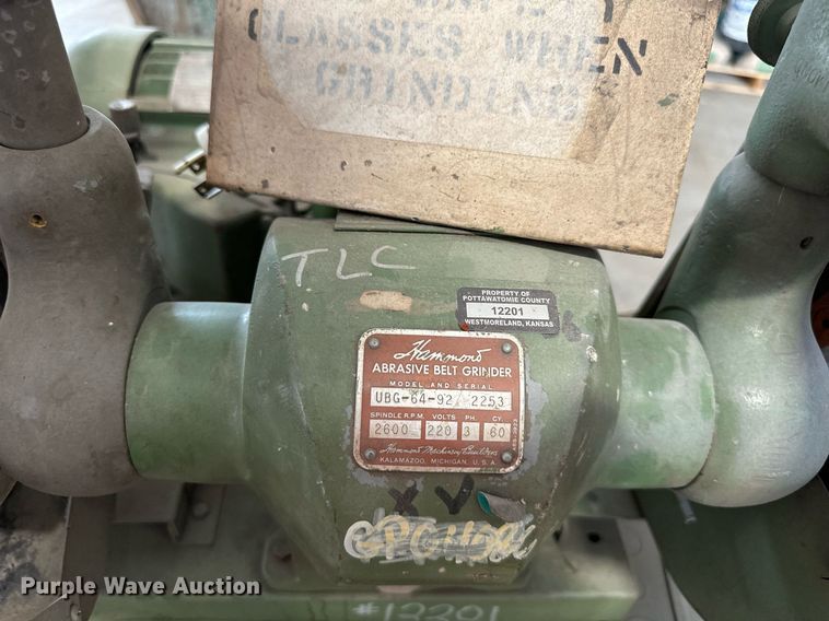 image for item OF9002 Hammons UBG-64-92  belt grinder
