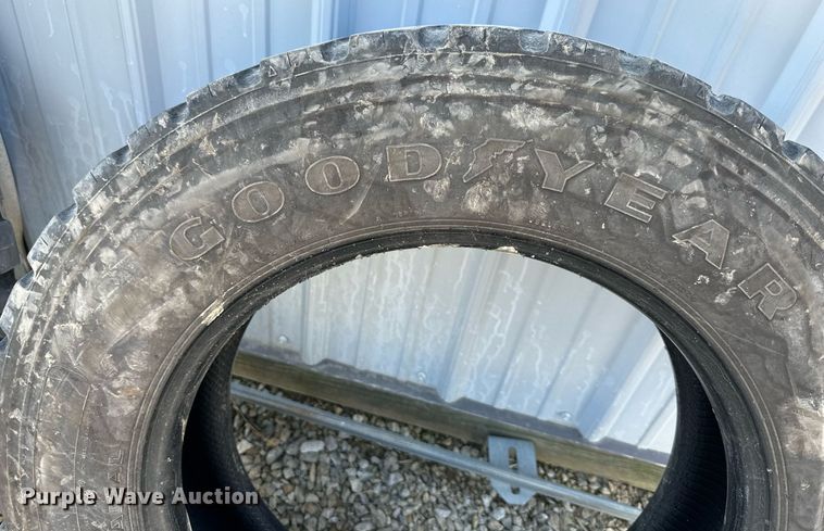 image for item OF9035 (4) Goodyear 8R19.5 tires