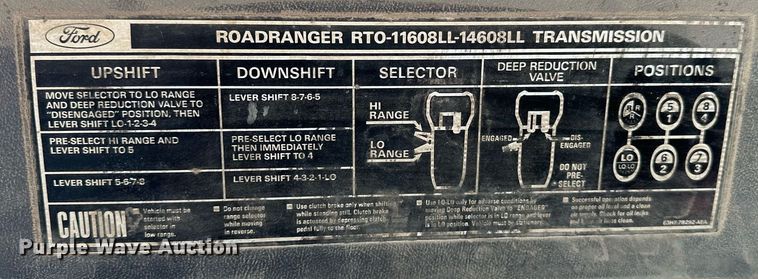 image for item OG9175 1987 Ford LT9000  semi truck