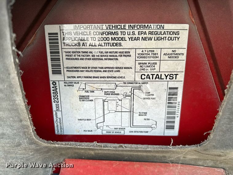 image for item OG9177 2000 Dodge Durango  SUV