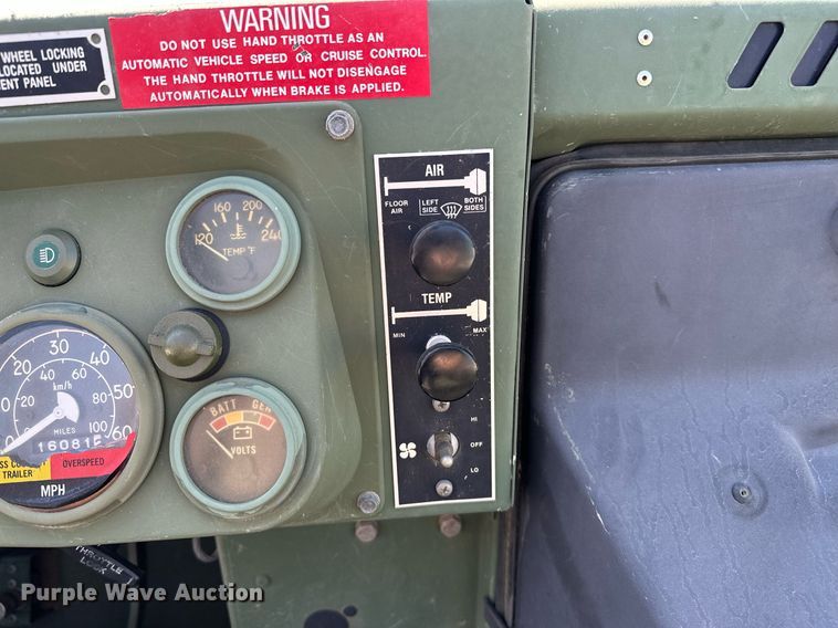 image for item OG9178 1992 Am General M998  SUV