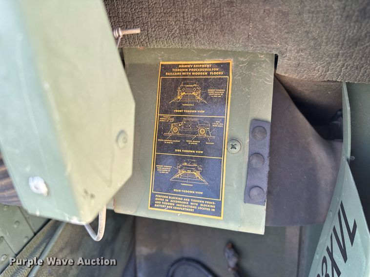 image for item OG9178 1992 Am General M998  SUV