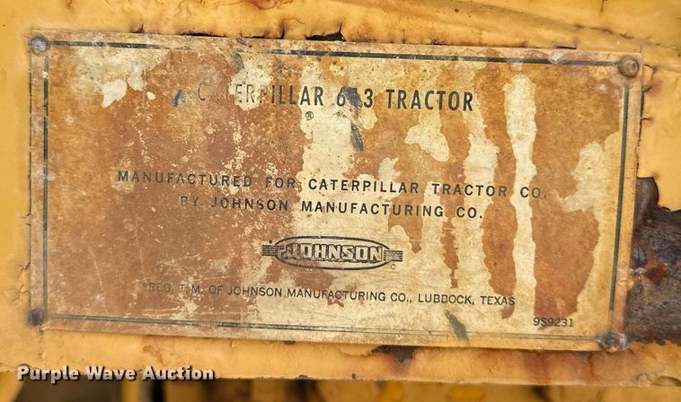 image for item OG9184 1974 Caterpillar 613  grid roller