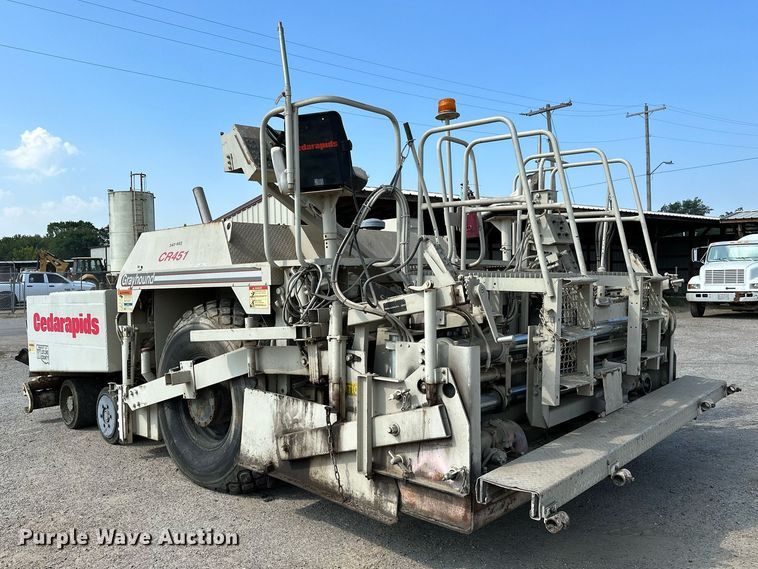 image for item OG9225 1993 Cedarapids CR451  paver