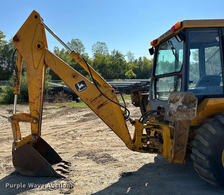 image for item OG9257 1990 John Deere 310C  backhoe
