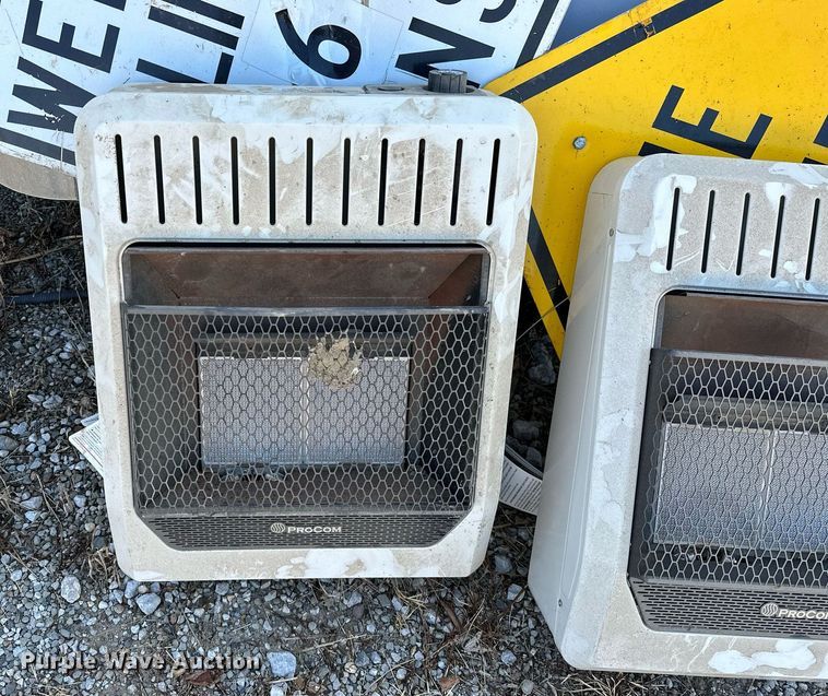 image for item OG9277 (2) Procom MG1TIR heaters