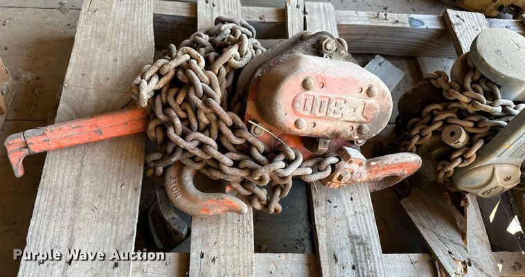 image for item OG9279 (3) chain hoists