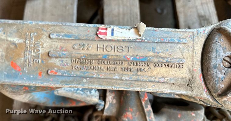 image for item OG9279 (3) chain hoists