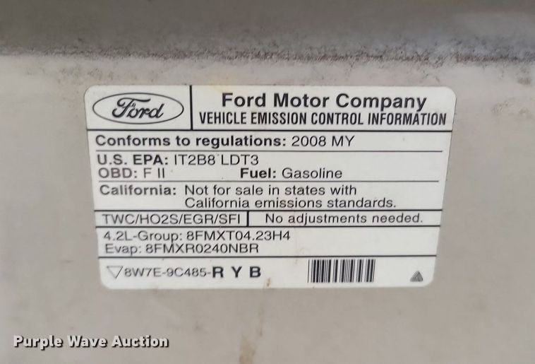 image for item OG9347 2008 Ford F150 XL  pickup truck