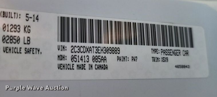 image for item OG9348 2014 Dodge Charger Police