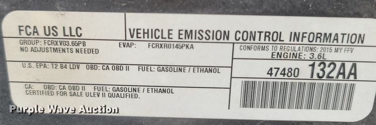 image for item OG9349 2015 Dodge Charger Police