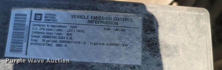 image for item OG9351 2009 GMC Sierra 1500  Ext. Cab pickup truck