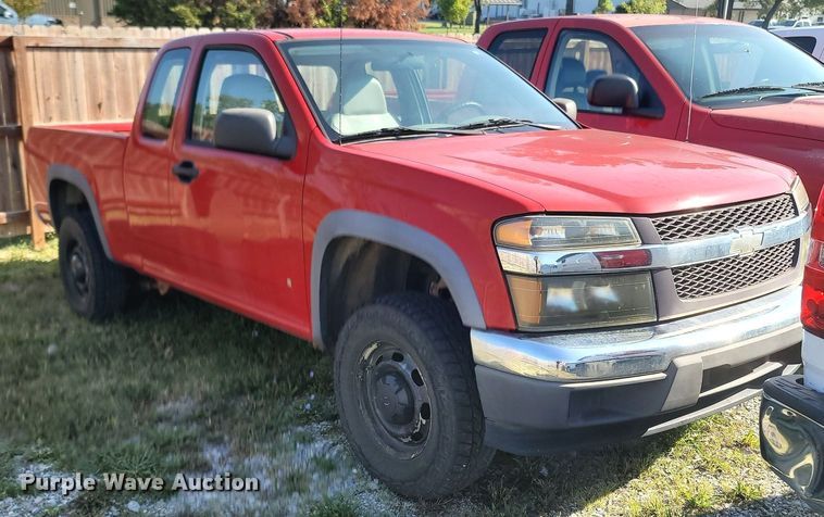 image for item OG9364 2007 Chevrolet Colorado  Ext. Cab pickup truck