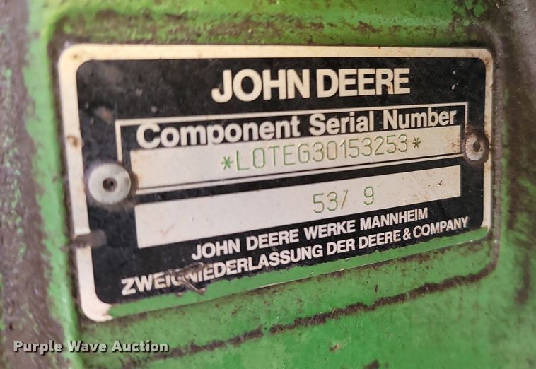 image for item OG9376 John Deere 6400  tractor