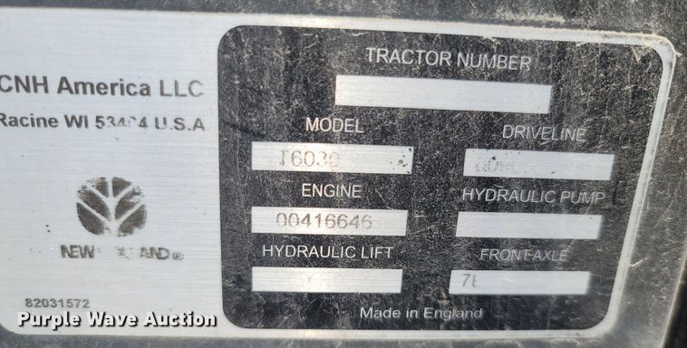 image for item OG9379 New Holland T6030  tractor
