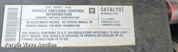 image for item OG9394 2007 Chevrolet Silverado 1500  pickup truck