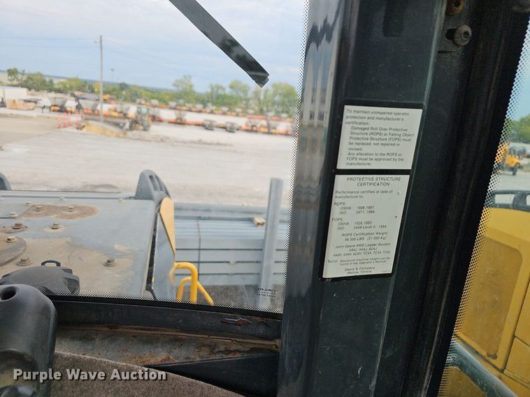 image for item OG9396 2006 John Deere 444J  wheel loader