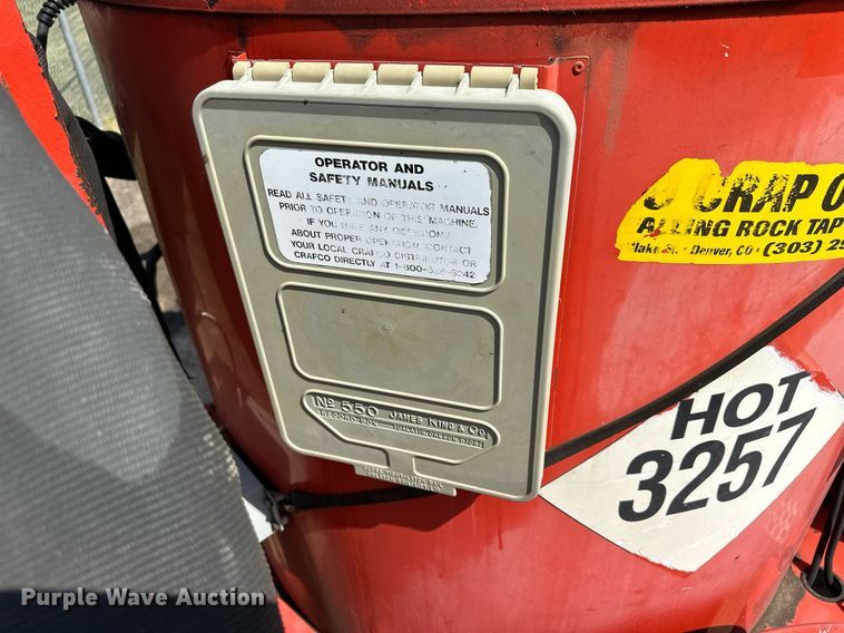 image for item DJ6193 2003 Crafco SS125  melter applicator