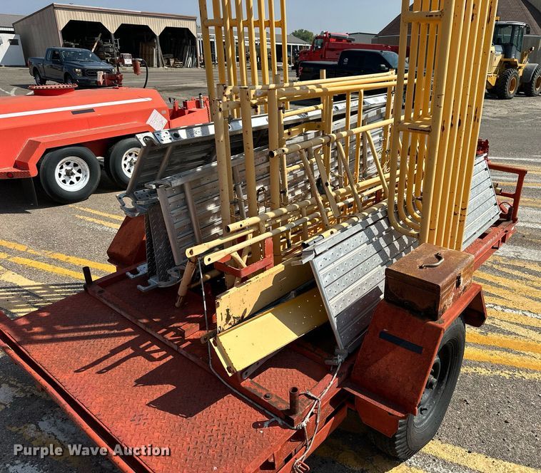 image for item DJ6194 1982 Supreme  utility trailer with scaffolding