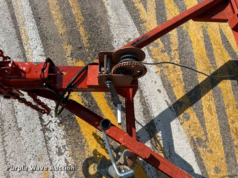 image for item DJ6194 1982 Supreme  utility trailer with scaffolding