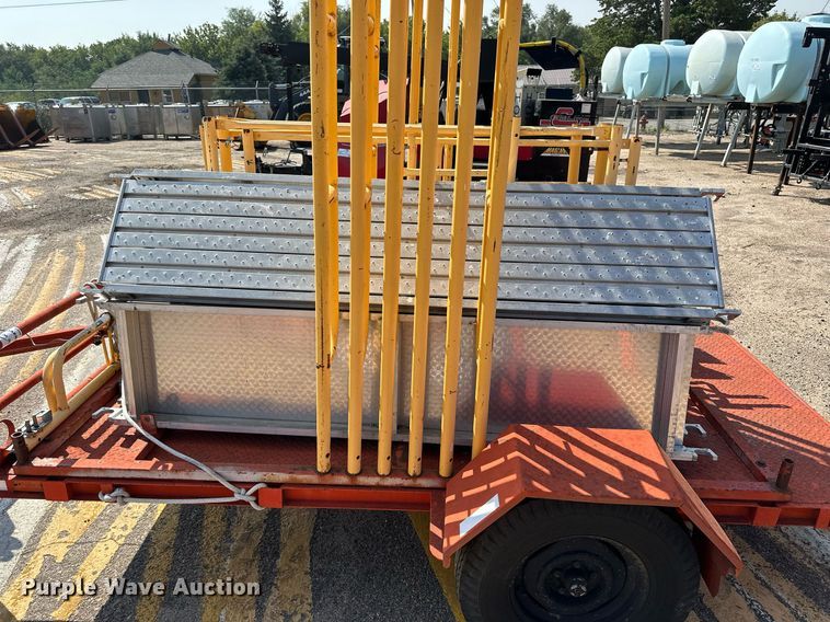 image for item DJ6194 1982 Supreme  utility trailer with scaffolding