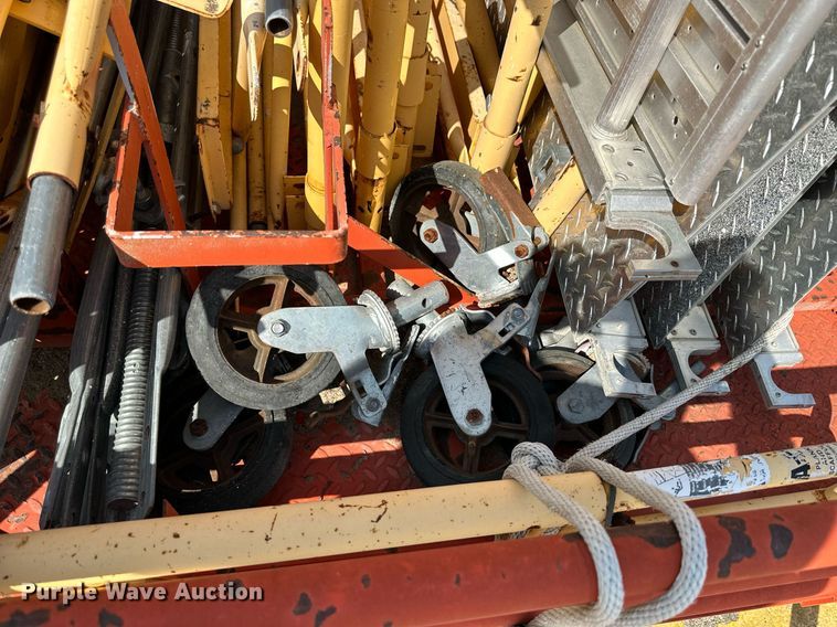 image for item DJ6194 1982 Supreme  utility trailer with scaffolding