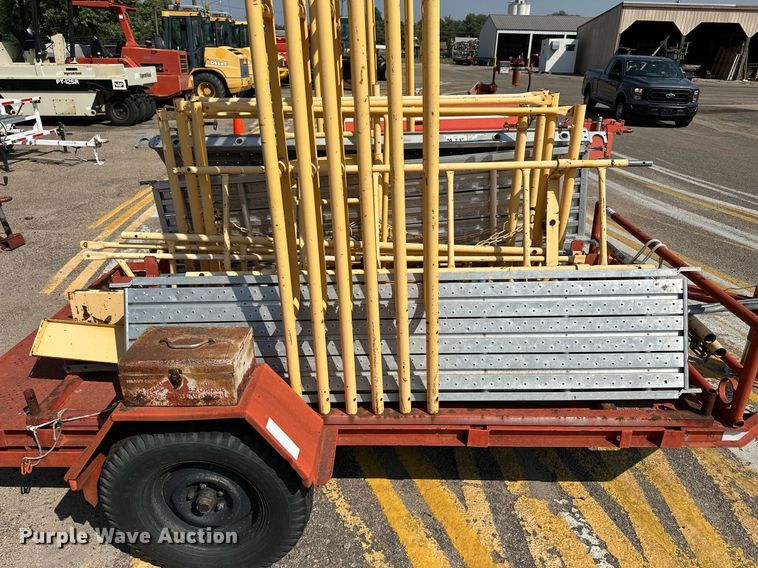 image for item DJ6194 1982 Supreme  utility trailer with scaffolding