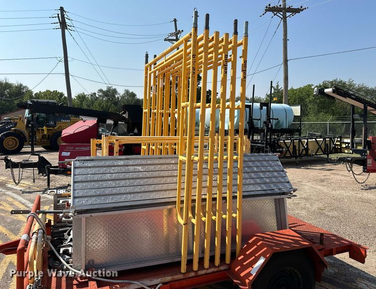 image for item DJ6194 1982 Supreme  utility trailer with scaffolding