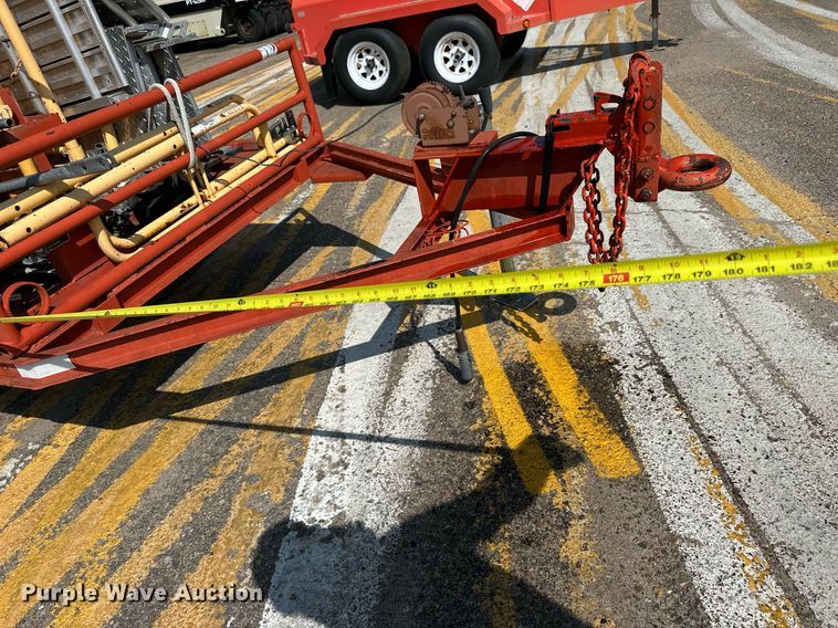 image for item DJ6194 1982 Supreme  utility trailer with scaffolding