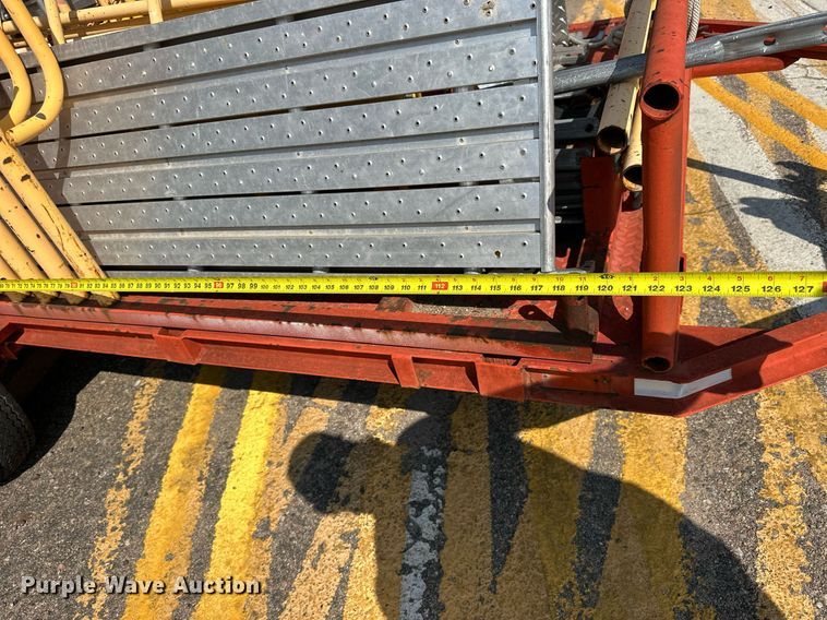 image for item DJ6194 1982 Supreme  utility trailer with scaffolding