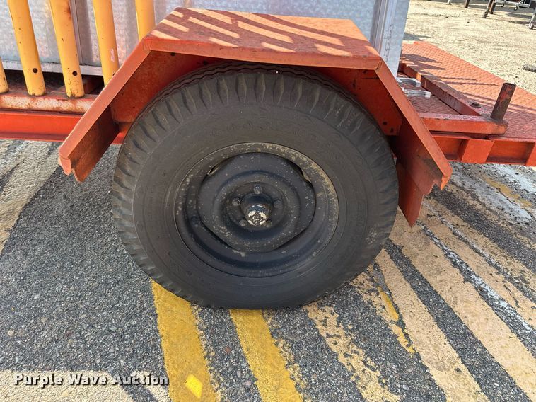 image for item DJ6194 1982 Supreme  utility trailer with scaffolding