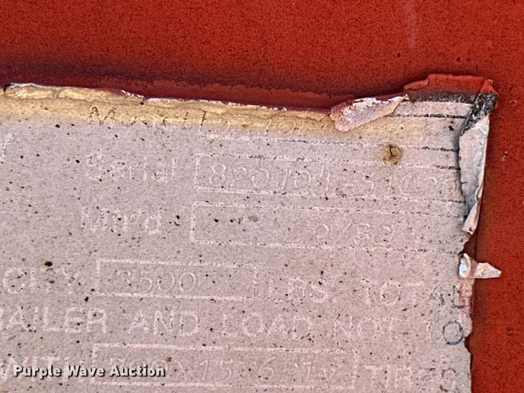 image for item DJ6194 1982 Supreme  utility trailer with scaffolding