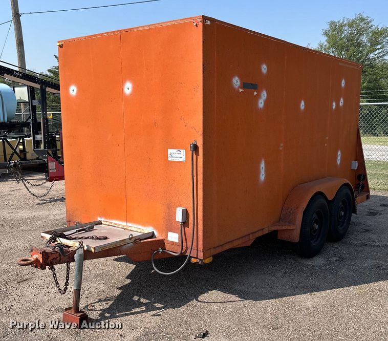 image for item DJ6195 1979 Gades 25412  enclosed cargo trailer