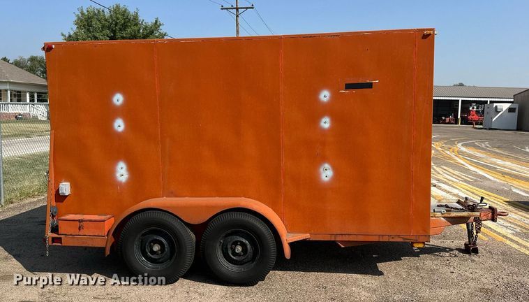 image for item DJ6195 1979 Gades 25412  enclosed cargo trailer