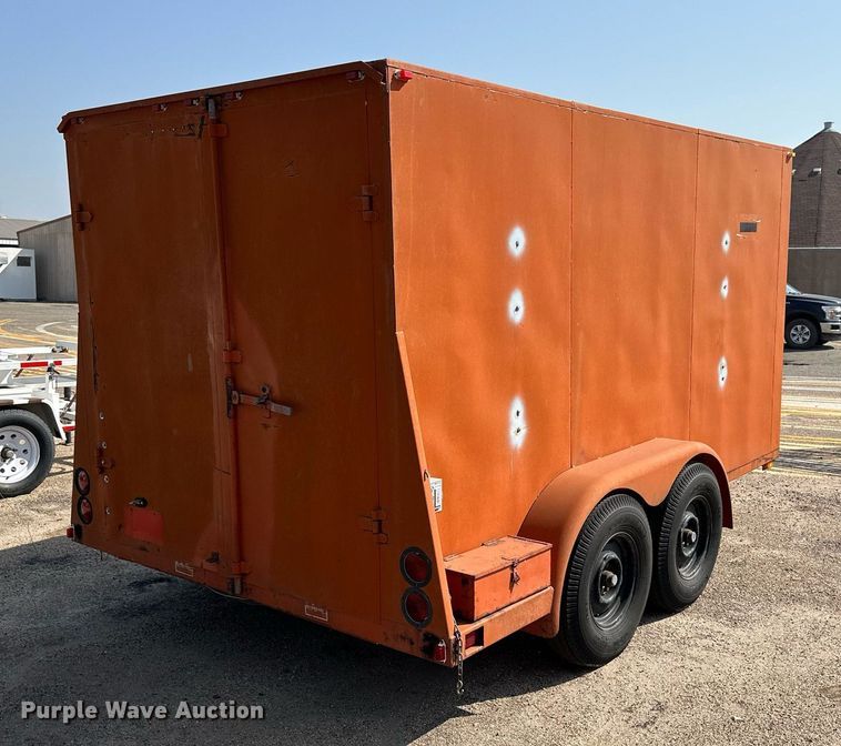 image for item DJ6195 1979 Gades 25412  enclosed cargo trailer