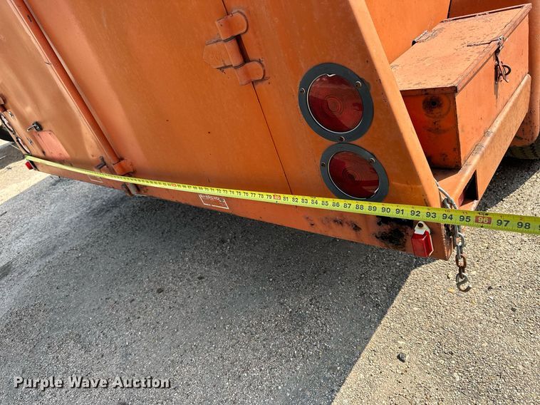 image for item DJ6195 1979 Gades 25412  enclosed cargo trailer